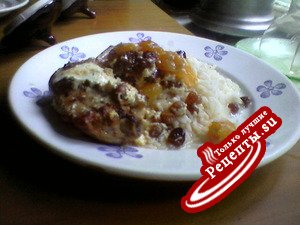 курица во фруктовом соусе