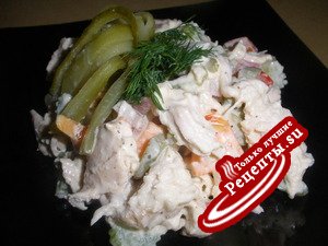 Куриный салат от иерусалимского булочника