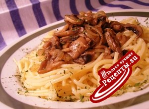 Лапша с грибами (Tagliatelle con funghi)