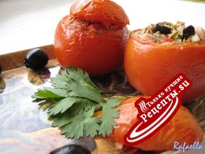 Марроканские помидоры, фаршированные тунцом