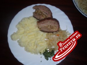 Мясной колобок с сюрпризом(не проходить мимо!!!!)