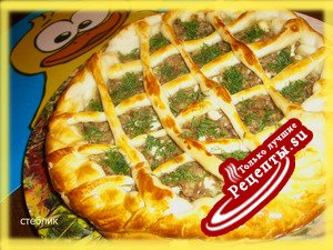 Мясной пирог "Спешу на стол!!!:)"