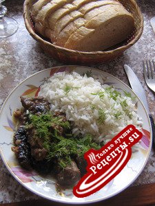 Мясо по-гречески