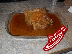 Мясо тушеное (традиционный Schmorbraten)