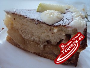 Нормандский яблочный пирог (Tarte normande aux pommes)
