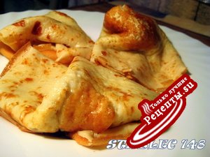 Ода кефирно - крахмальным блинчикам, но на ряженке.
