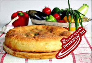 Осетинские пироги со свекольными листьями и сыром (Цахараджин).