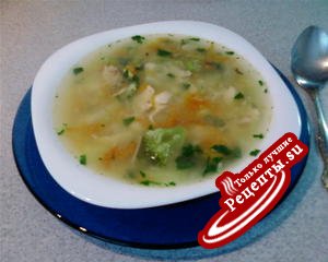 Овощной суп с хреном и горчицей