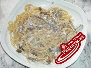 Pasta con aliciе" Паста с анчоусами"