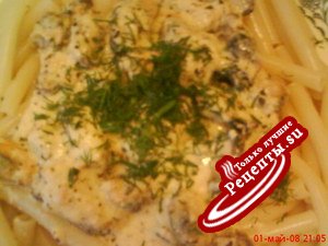 Паста сморепродуктами