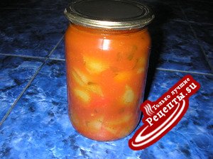 Перцы в томатном соку