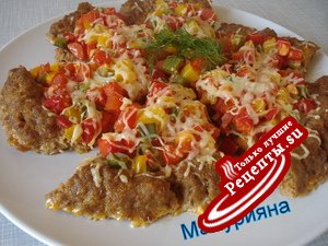 Пицца мясная " Для большой компании "