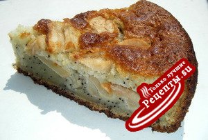 Пирог Яблочно-Маковый проще простого