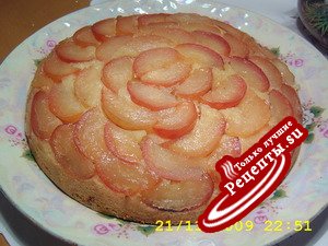 Пирог Яблочный аромат перевёрнутый