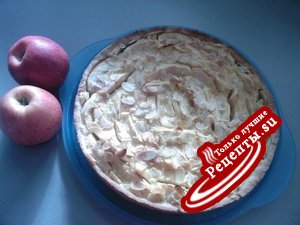Пирог "Яблоки в сливках"