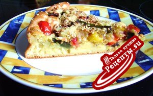 Пирог заливной с овощами "Mediterrane"