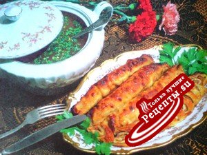 Похлебка ярославская с блинчиками по-волховски