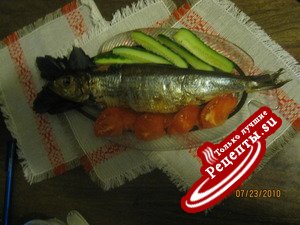 Рыба а-ля горячего копчения