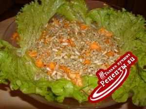 Салат "Цитрусовая морковь"