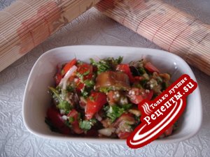 Салат из баклажанов "Восточный"