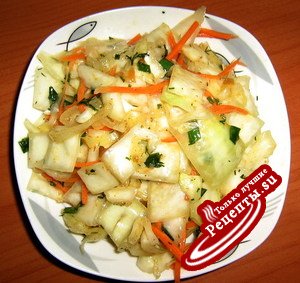 салат из капусты по корейски