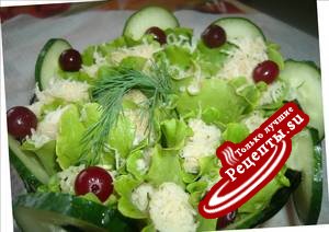 Салат из корня сельдерея "Зелёный - кладезь витаминов"