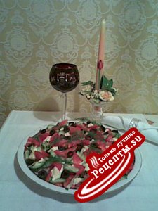 Салат из остатков застолья 1