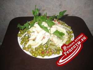 салат "под крышей"