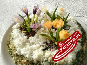 салат "Весенние цветы"