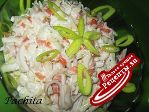 Салат"Форест"с кальмарами