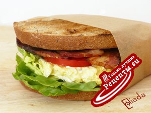 сендвич с яичным паштетом