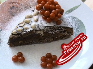 Шоколадно-ореховый пирог из серии "Племянники на пороге" :))Вариант