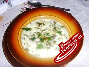 шпинатовый суп - болгарский вариант