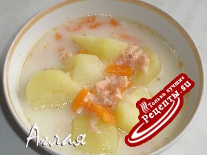 Суп финский рыбный со сливками