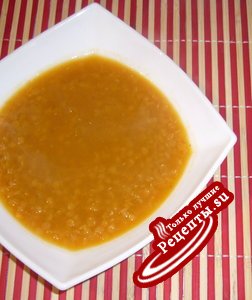 Суп-пюре из тыквы и чечевицы