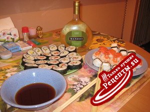 суши,роллы-варианты