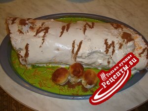 Светлая Пасха торт Полено