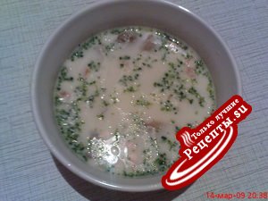 Сырный суп "Совсем совести нет"