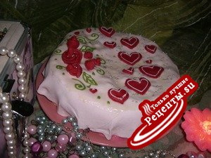 Торт моему избранному - "Вечная Любовь"