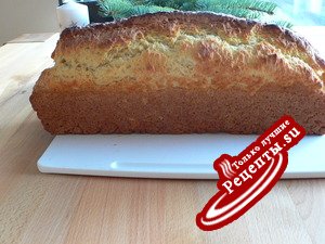 Творожный хлеб (без дрожжей)