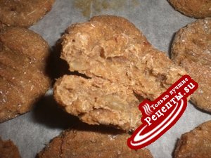 Тыквенно-овсянно-ржаные печенки с медом