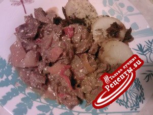 Утилизация зимних заготовок или мясо в горшочке