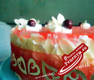Яблочно – коричный торт с ванильно-яблочной прослойкой или страсти по штруделю :)