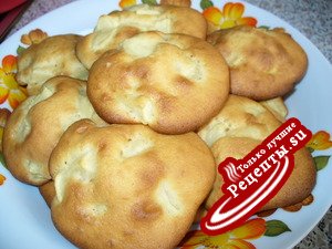 Яблочные "бисквиточки"