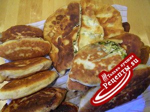 жареные пирожки " время зелени" по рецепту венерик от 19.05