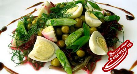 Салат из свеклы и морской капусты