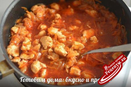 Гуляш из курицы