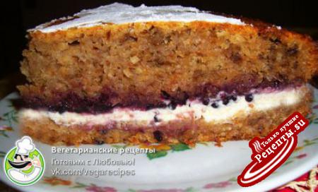 ЭКАДАШНЫЙ ТОРТ#Вегетарианская_выпечка ЭКАДАШНЫЙ ТОРТ#Вегетарианская_выпечка
