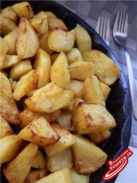 Картофель, запеченный в горчице - 95 ккал. на 100 гр.