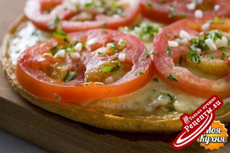  Неаполитанская пицца со свежими помидорами